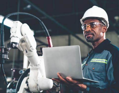 Plant Worker with Robotics
